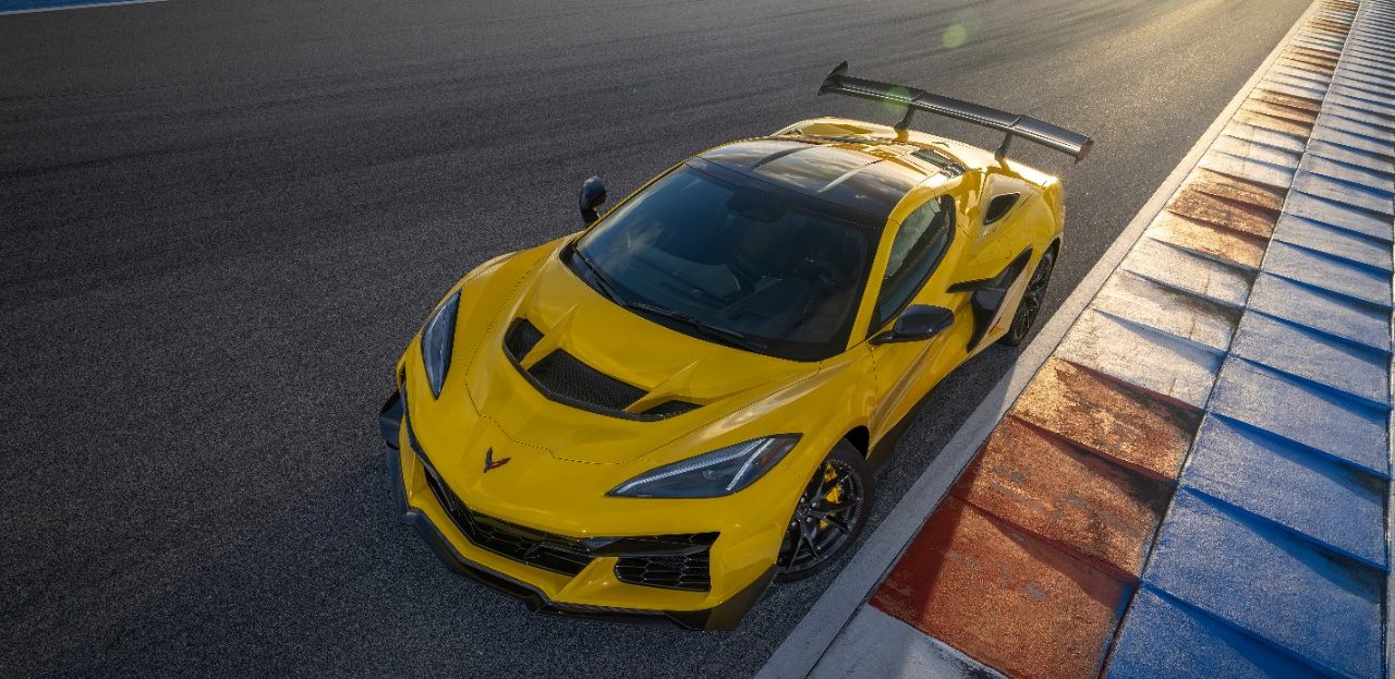 Yellow Corvette ZR1